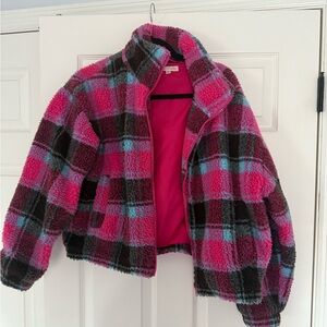La Hearts Pink and Brown Jacket